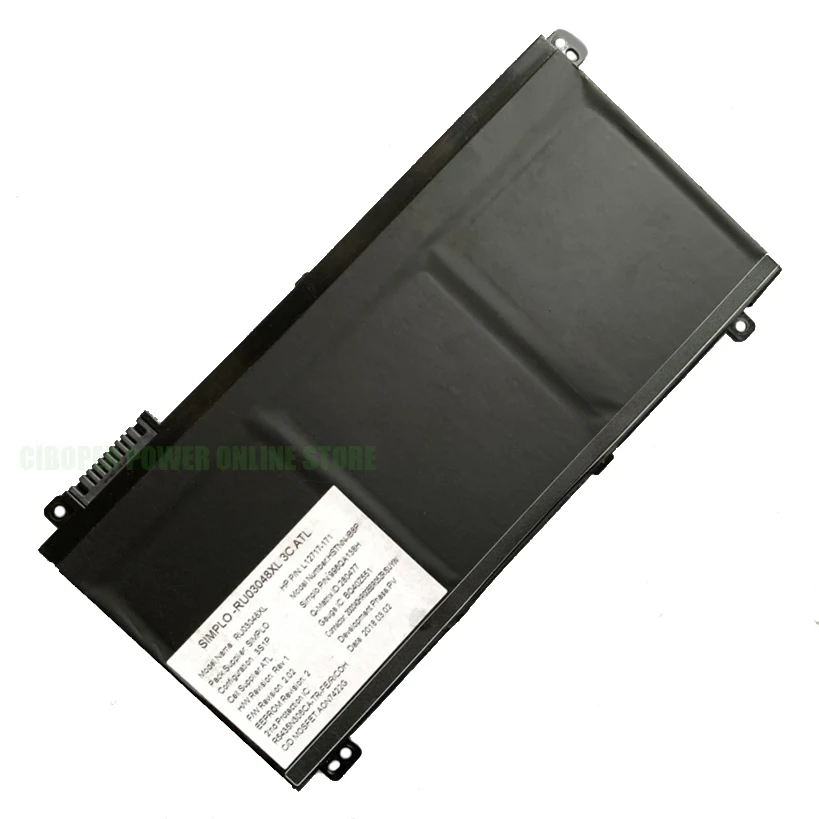 Cp Echt Laptop Batterij RU03XL HSTNN-UB7P HSTNN-LB8K RU03048XL 11.4V/48wh/4212Mah Voor Probook X360 440 G1 serie Notebook