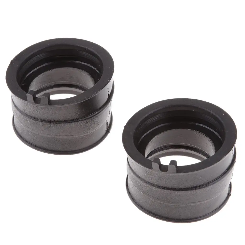 Black Rubber Intake Manifold Connector Carburetor Adapter Kit for Honda VT600 1988-2008 VT750C2 Shadow Spirit