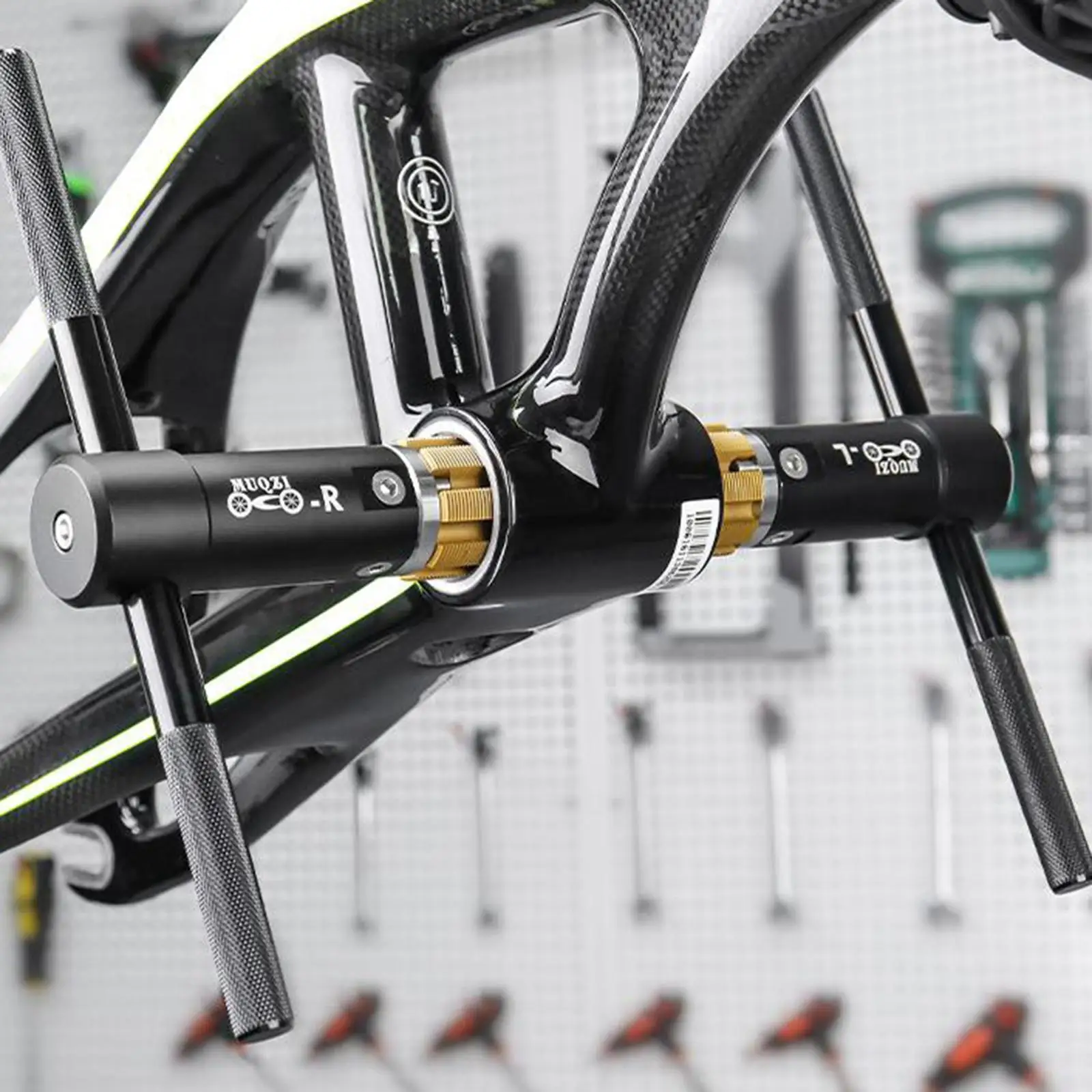Bicycle Bottom Bracket Thread Tapping and Facing Manual T Handle Taps Aluminum Alloy Repair Tools Set for MTB Road Bikes