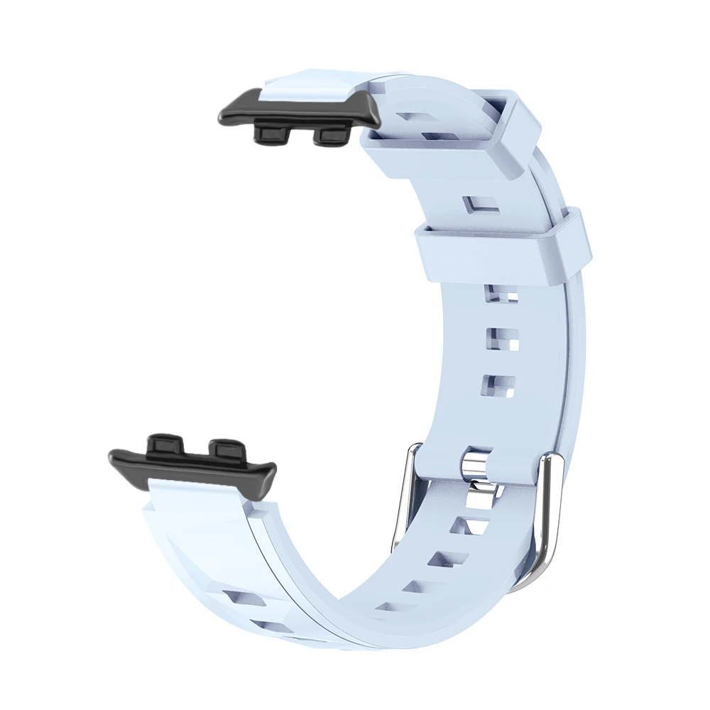 

Quick Release Strap For Honor Band 9 10 Bracelet Ice Crystal Diamond Pattern Sweatproof Silicone Sport Band Watch Accessories