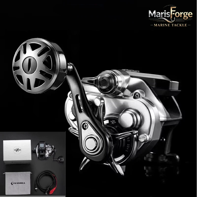Ecooda 2026 EZH1500 Electric Fishing Reel Ambidextrous High Performance Deep Sea Jigging Boat Saltwater Offshore Fishing Reel