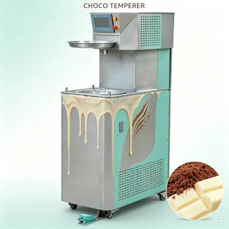 Chocolate Tempering Machine Commercial Automatic Melting Heating Cooling Equipment for Candy Cake Dessert Making