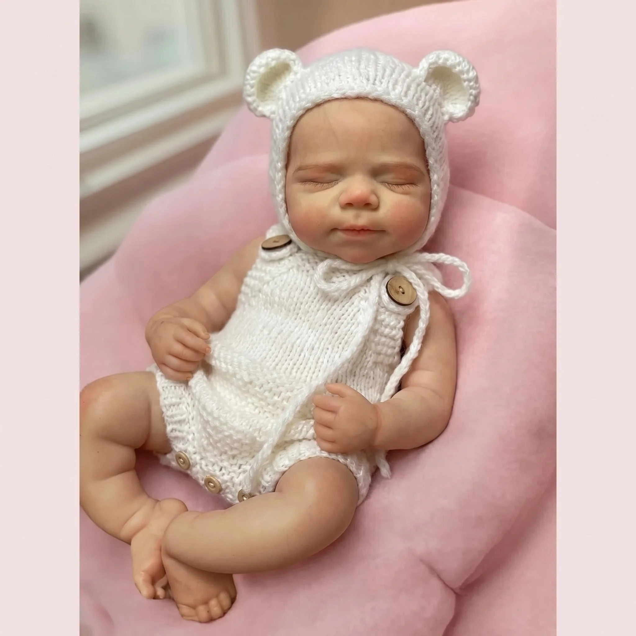 12inch Pascale Collectible Art Doll Solid Silicone NPK Stretchable Elastic Version for Art Doll Enthusiasts
