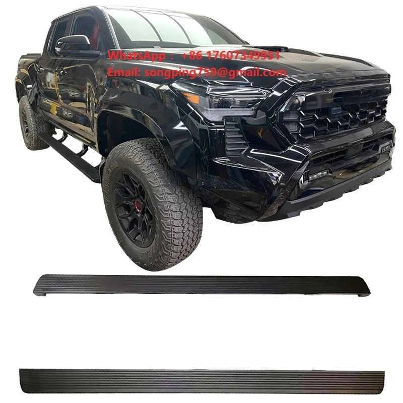 Automatic Electric Aluminum Alloy Full Set Sports Side Step Running Board with No Drilling Installation for Tacoma TRD Pro 2019