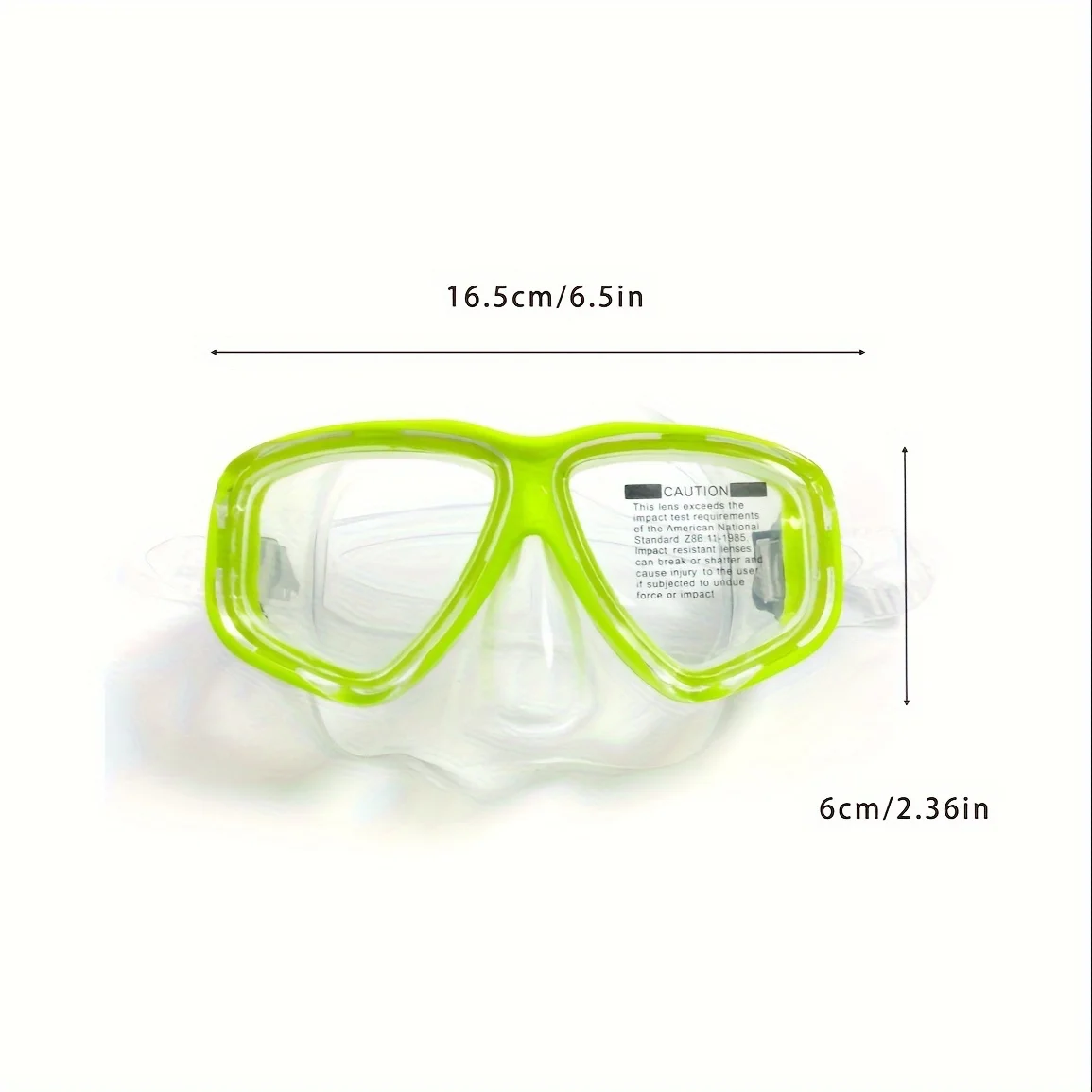 Lunettes de natation pour adultes, masque de plongée 3/4, haute définition, matériau en silicone anti-buée, flotteur 3/4