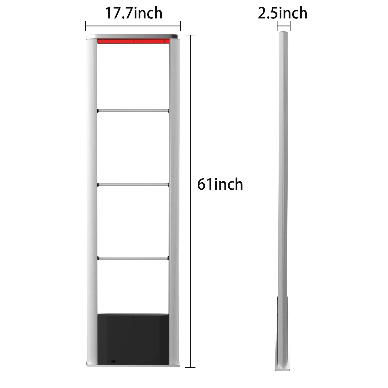 Cancello di sicurezza RF 8,2 MHz, sistema EAS per negozio di abbigliamento antifurto, antenna sensore di rilevamento per la prevenzione delle perdite del supermercato
