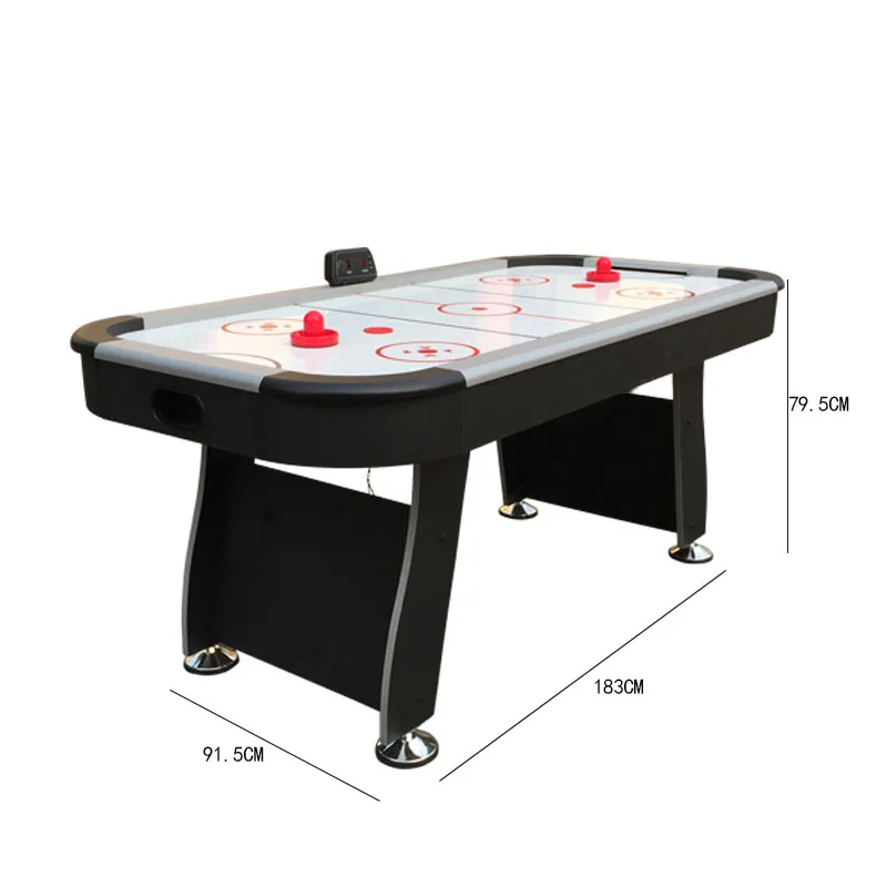 2026  Factory Wholesale Cheap Price Indoor Home Furniture Game Special Rainbow Left Design 6ft Air Hockey Table for Sale