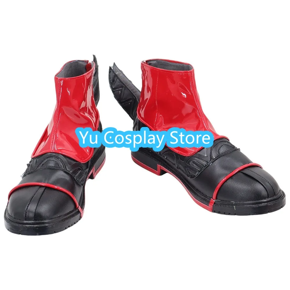 Masked Rider Dark Kiva Cosplay Shoes Game Comic Con Stage Performance Props Customized Boots Red Black Men Shoes