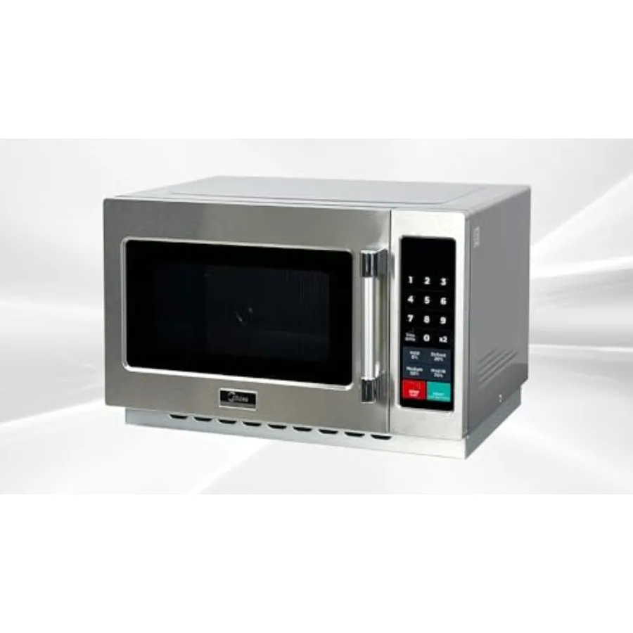 

Коммерческая микроволновая печь ETL 1000 Вт, 1,2 куб. фута. Настольная плита из нержавеющей стали черного цвета, высокомощная, энергоэффективная, для быстрого приготовления пищи, Dura