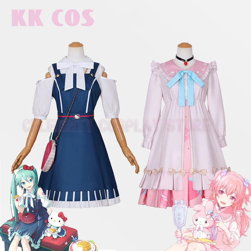 New 2025 Anime Project Sekai Momoi Airi Cosplay Costume Girl Lolita Dress Uniform Masquerade Carnival Party Clothing