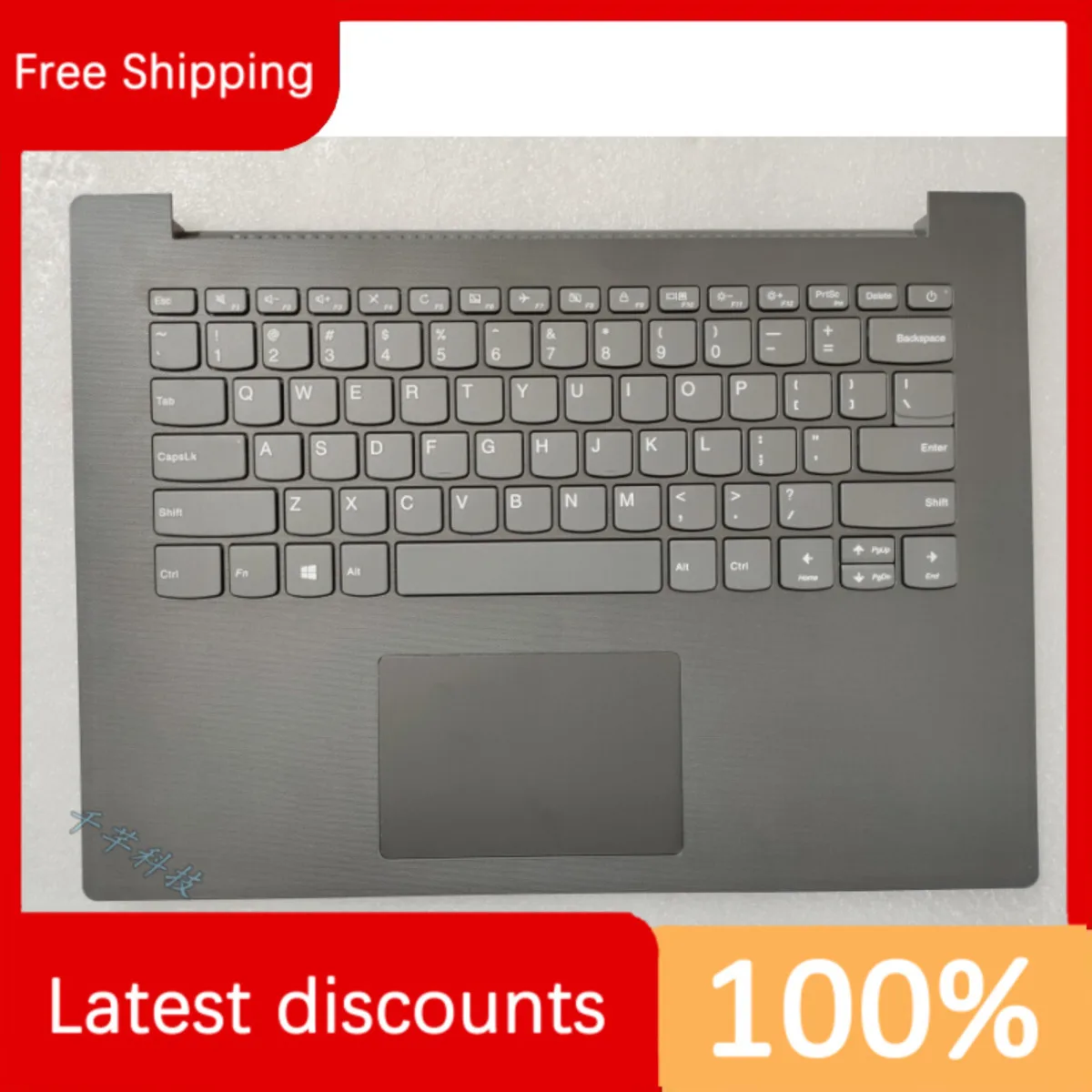 Voor Lenovo Ideapad 330c-14 C Case Toetsenbord Zwart Us Engelse Touchpad