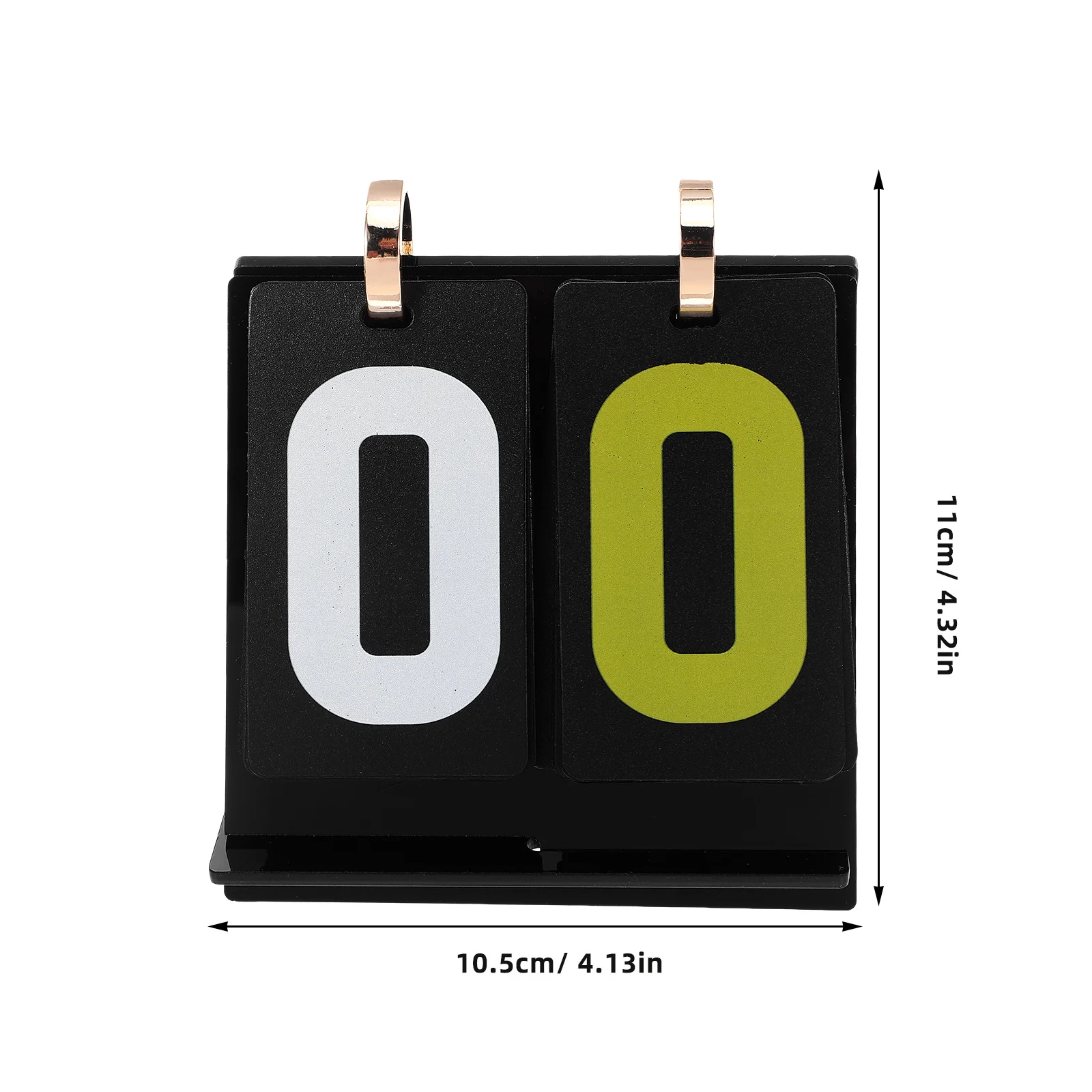 2桁ポータブル手動スコアキーパーツール大数字表示カード卓上スポーツ競技用防水スムーズフリップ