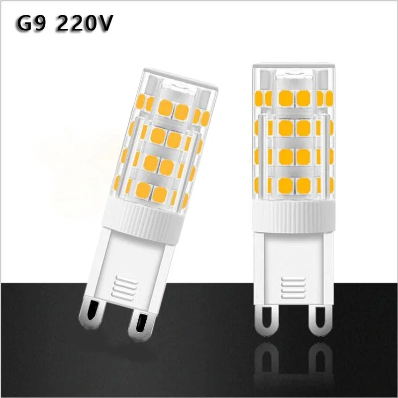 

10PCS 30W 2000LM G9 LED AC100V-265V No Flicker SMD2835 PC Ceramics Chandeliers Light White Warm White Lighiting LED Lamp