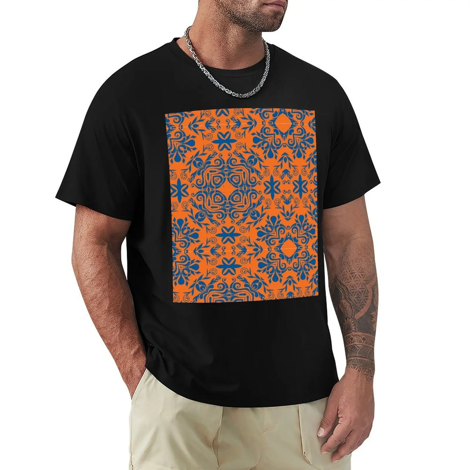 

Gainesville - Forever Damask T-Shirt topping quick-drying oversized t shirt slim fit t shirts for men