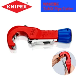 KNIPEX 903102BK TubiX Pipe Cutter Cut Ø 6 - 35 mm and Wall Thickness Up to 2 mm Quick-adjusting Ball-Bearing Steel Pipe Cutter