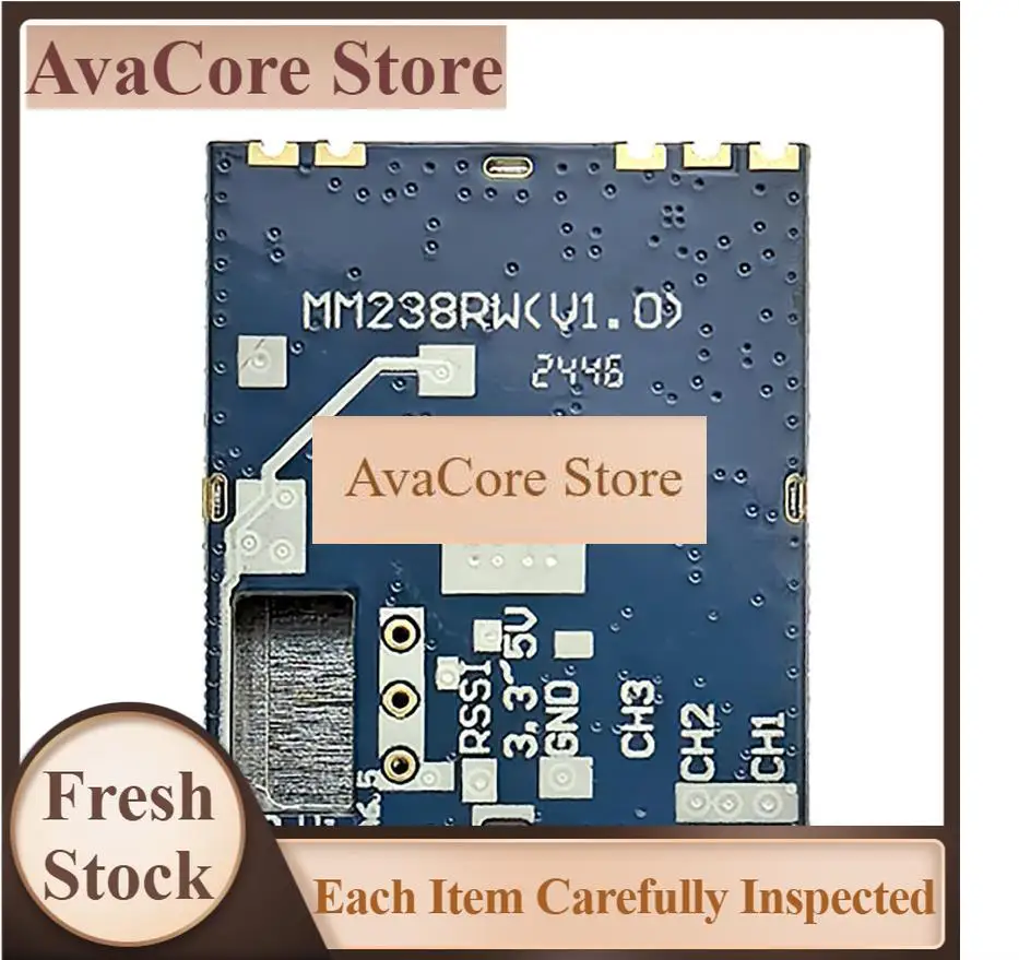 AvaCore4.9G 5.8G 6G FPV Image Transmission VRX Analog Receiver Module 0.7~2.2V RSSI Output SPI High Sensitivity For FPV Drone RC