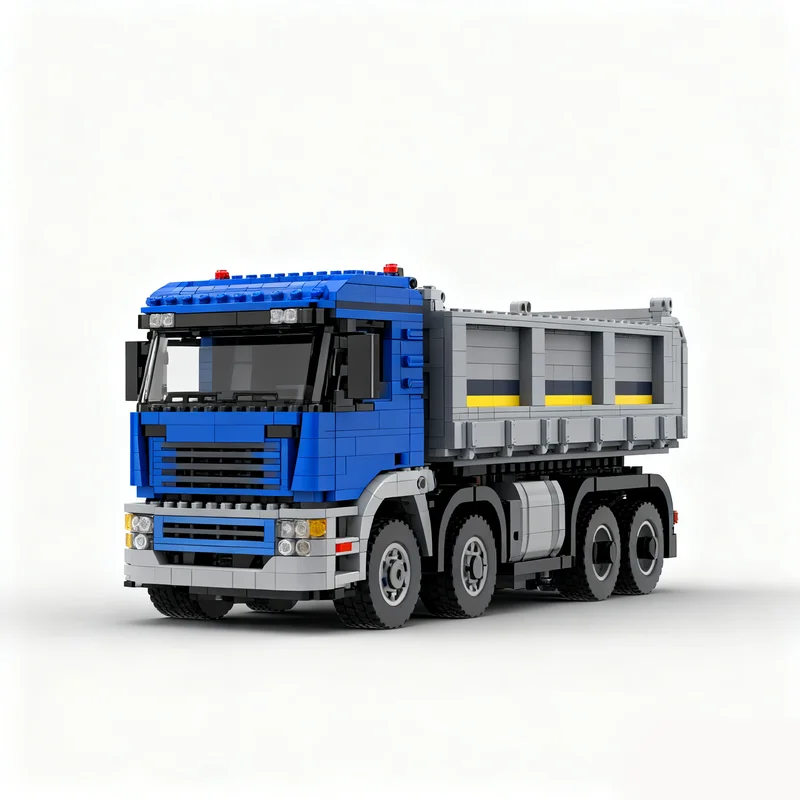 4016pcs MOC New Man TGS Dump Truck Technical Model Building Christmas Gifts Blocks Construction Assemble DIY Toys Idea Education