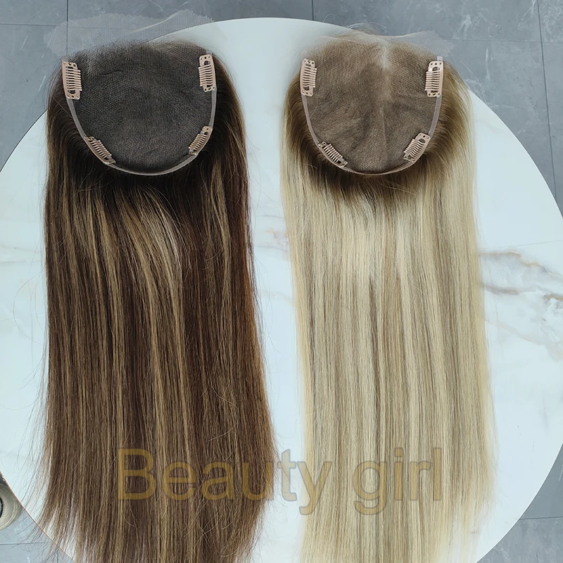 

Salon Highlight 6X6 Swiss Hd Lace Front Closure System European Cuticle Aligned Full Lace Topper For Women Human Hair