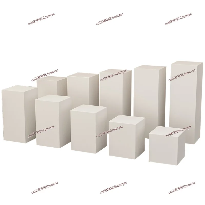 

Wood Paint Black Display Stand Window Platform Model Base Jewelry Display Case Display Case Square Rack