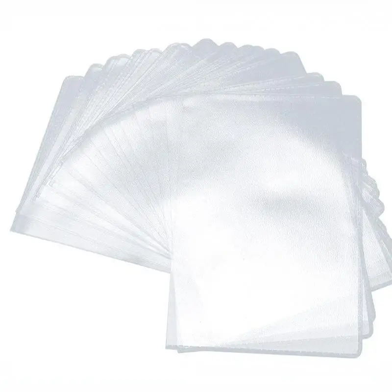 10 Stück Universelle Transparente PVC-Schutztasche für Reisepassseiten Neutral/Unisex für den täglichen Gebrauch und Freizeitreisen – Detail 9