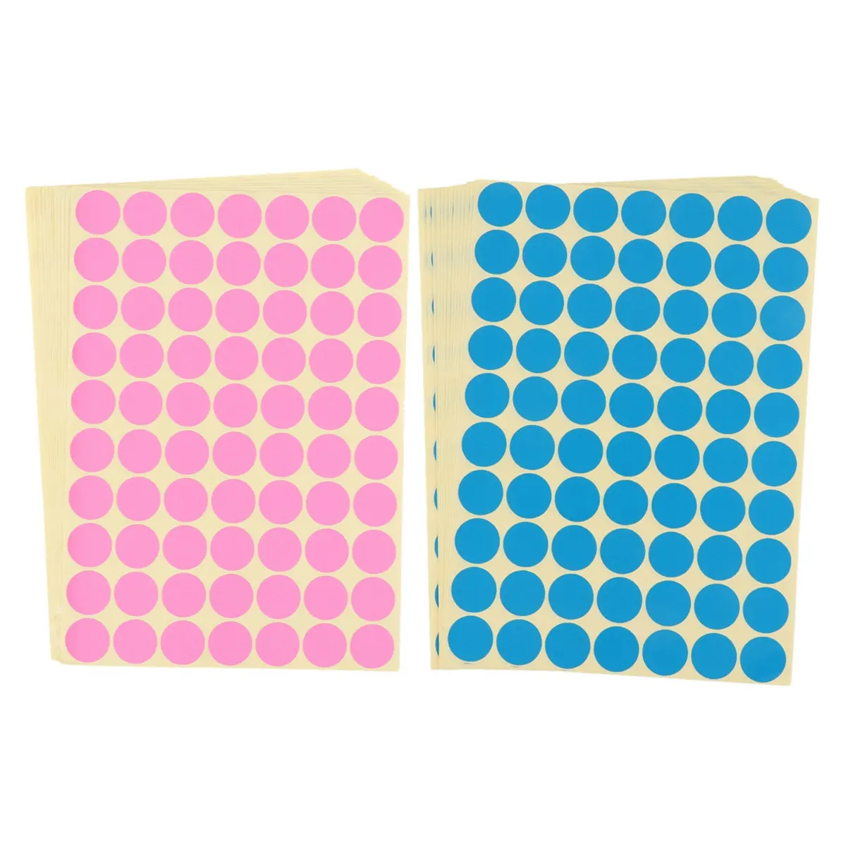 

30 Sheets Self-Adhesive Color-Coding Circle Dot Labels 19Mm Removable Bright Dots for Classroom Office Home Organization Yard