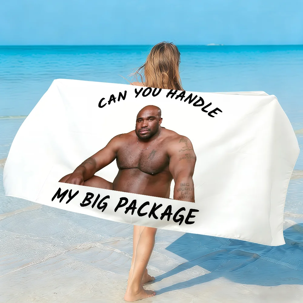 Funny Barry Wood Meme Towel Soft Lightweight Anti-Sand Large Beach Towel Quick-Drying Bath Sports Family