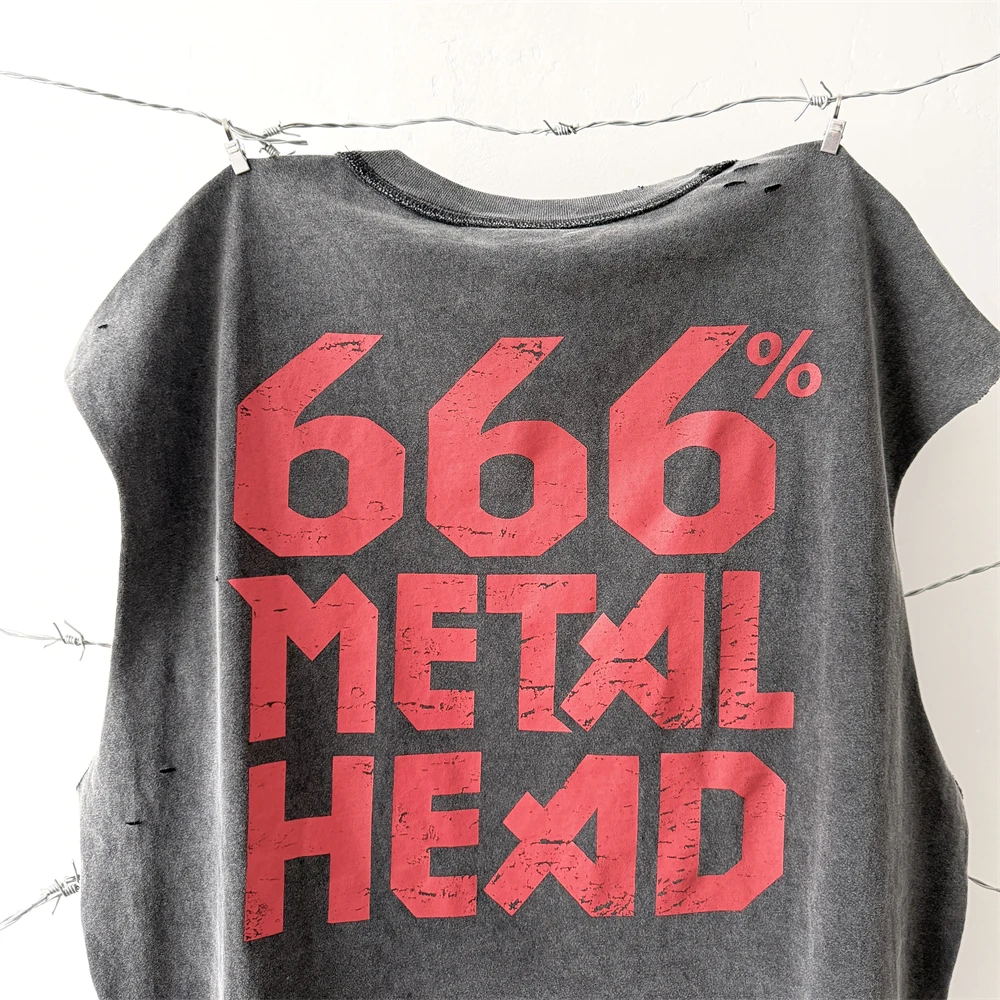 Hole SAINT I love Metal Sleeveless T-shirt Men Women BestQuality 2026ss T Shirt Top Tees