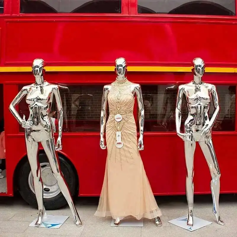

Electroplating Model Wedding Dress Model Mannequin for Women's Clothing Props Dummy Model Display Stand Mannequin Holder