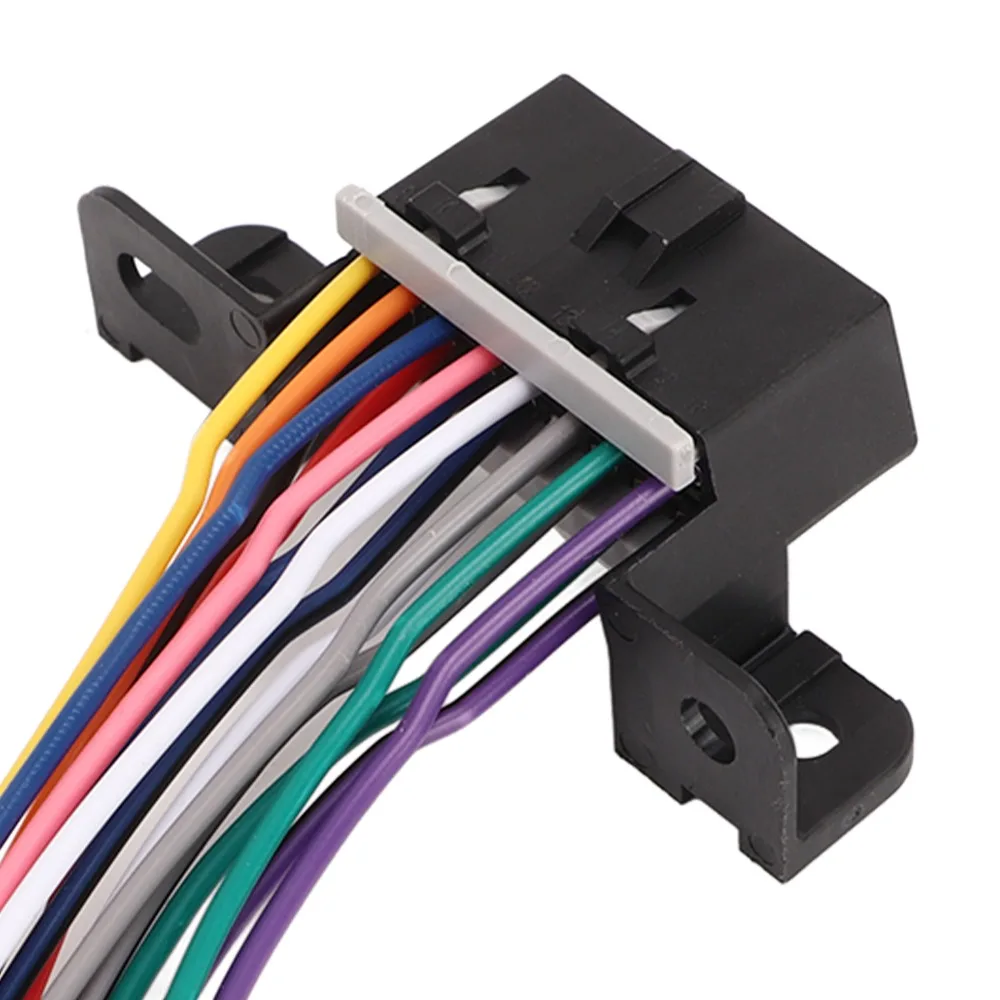 2PCS 16 Pin OBD2 Female Connector Open Pigtail Universal Diagnostic Connector Harness Female Plug OBD2 Extension Cable