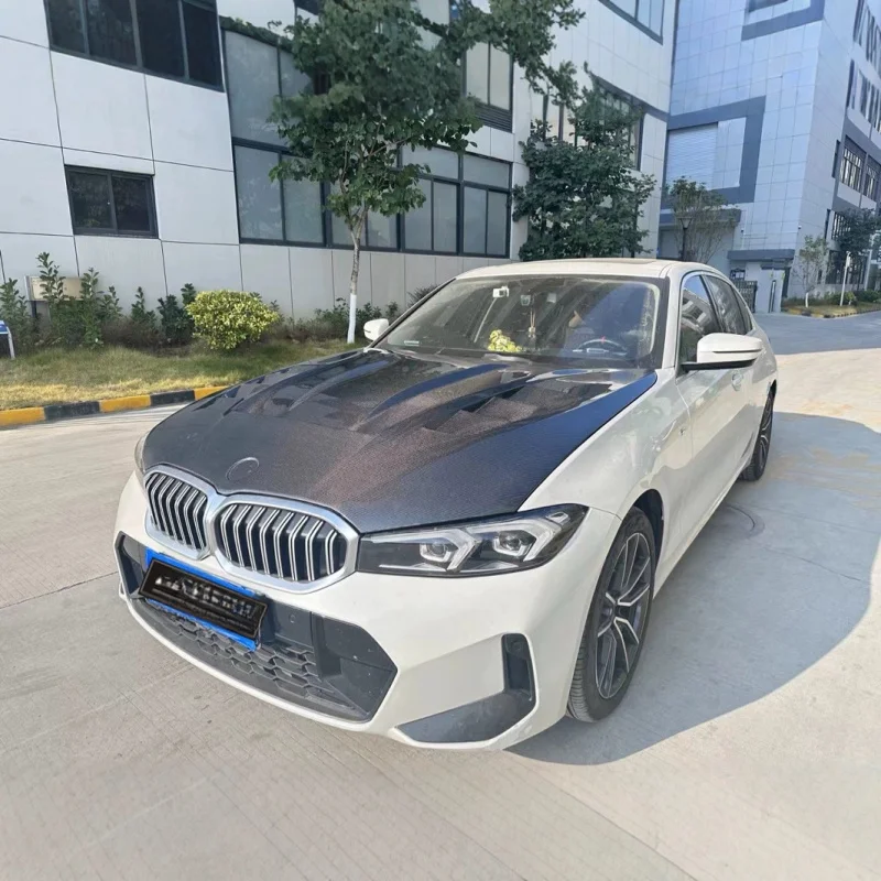 Suitable for BMW New 3 Series 320Li 330Li G20 G28 Modified P Style Carbon Fiber Hood Engine Cover