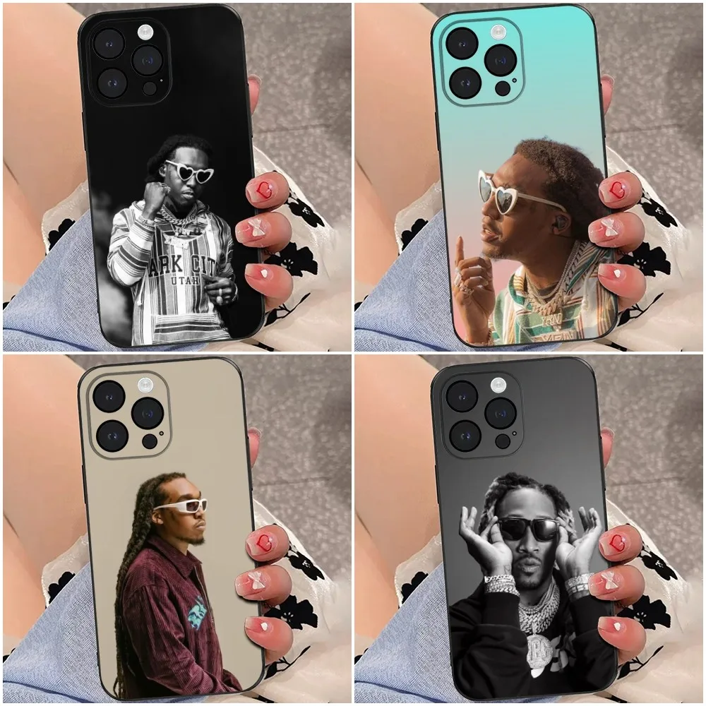 M-Migos Takeoff Phone Case For iPhone 16,15,14,13,12,Pro,Max,11,7,8,Plus,XR,XS Max Shockproof Silicone Soft Shell