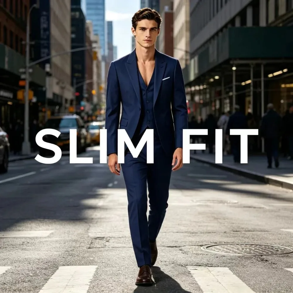 Elegant Men Suits For Wedding 3 Pieces 2 Set Jackets Vest Pants  Blazers Outfit Fashion Classic Full 2024 Formal Costume