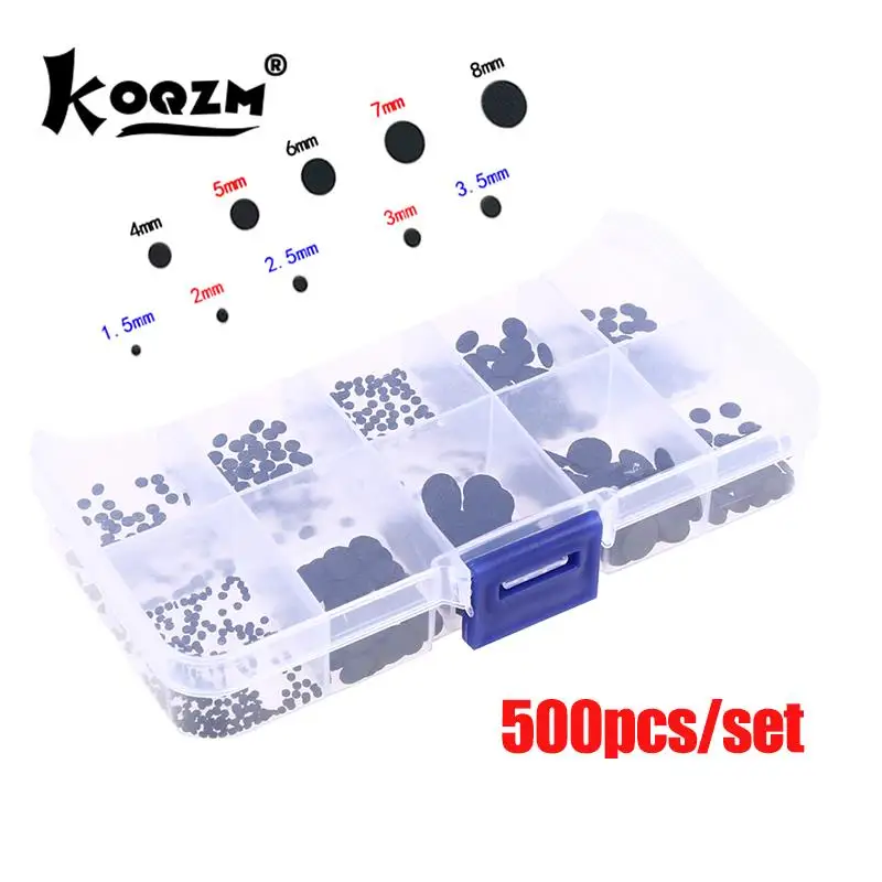 500PCS Different Sizes Conductive Rubber Pads Keypad Repair Kit For IR Remote Control Conductive Rubber Buttons