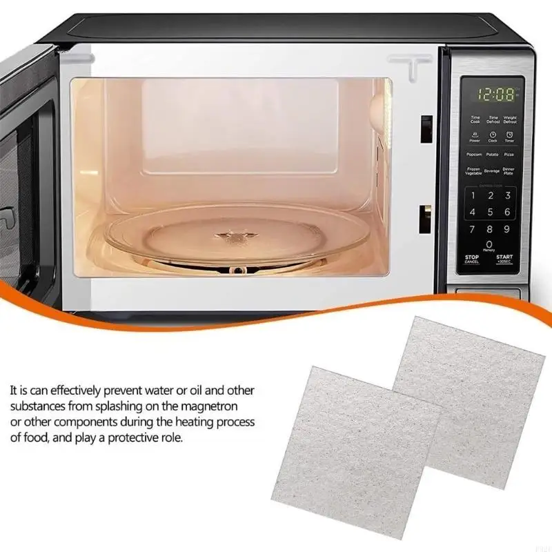 F92F Pack of 5 Thickened Sheets Cuttable Thickening Mica Plates Microwave Spare Part Suitable for Quick Heating Use