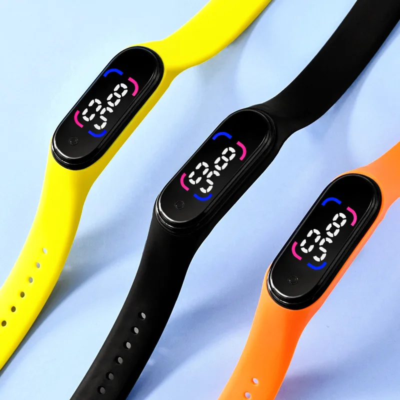 Relojes para niños, novedad de 2023, relojes digitales LED para niña y niño, reloj electrónico con pantalla táctil para regalo para niños, reloj para mujer