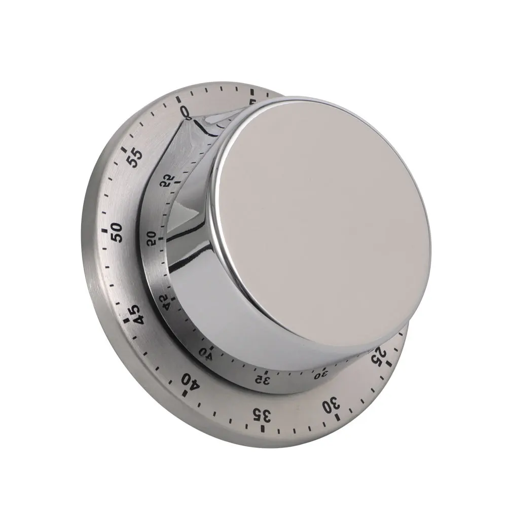 Mechanical alarm clock, magnetic kitchen timer, stainless steel timer, baking reminder for learning time management