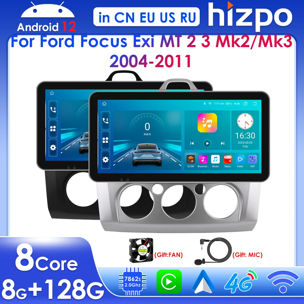 Hizpo Wireless Carplay for Ford Focus Mk2 2004-2011 Android 10.33