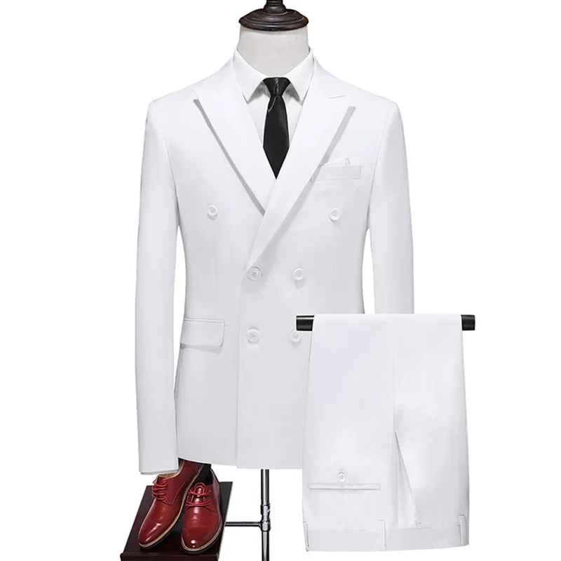 NONE Men's Double-Breasted Suit 4