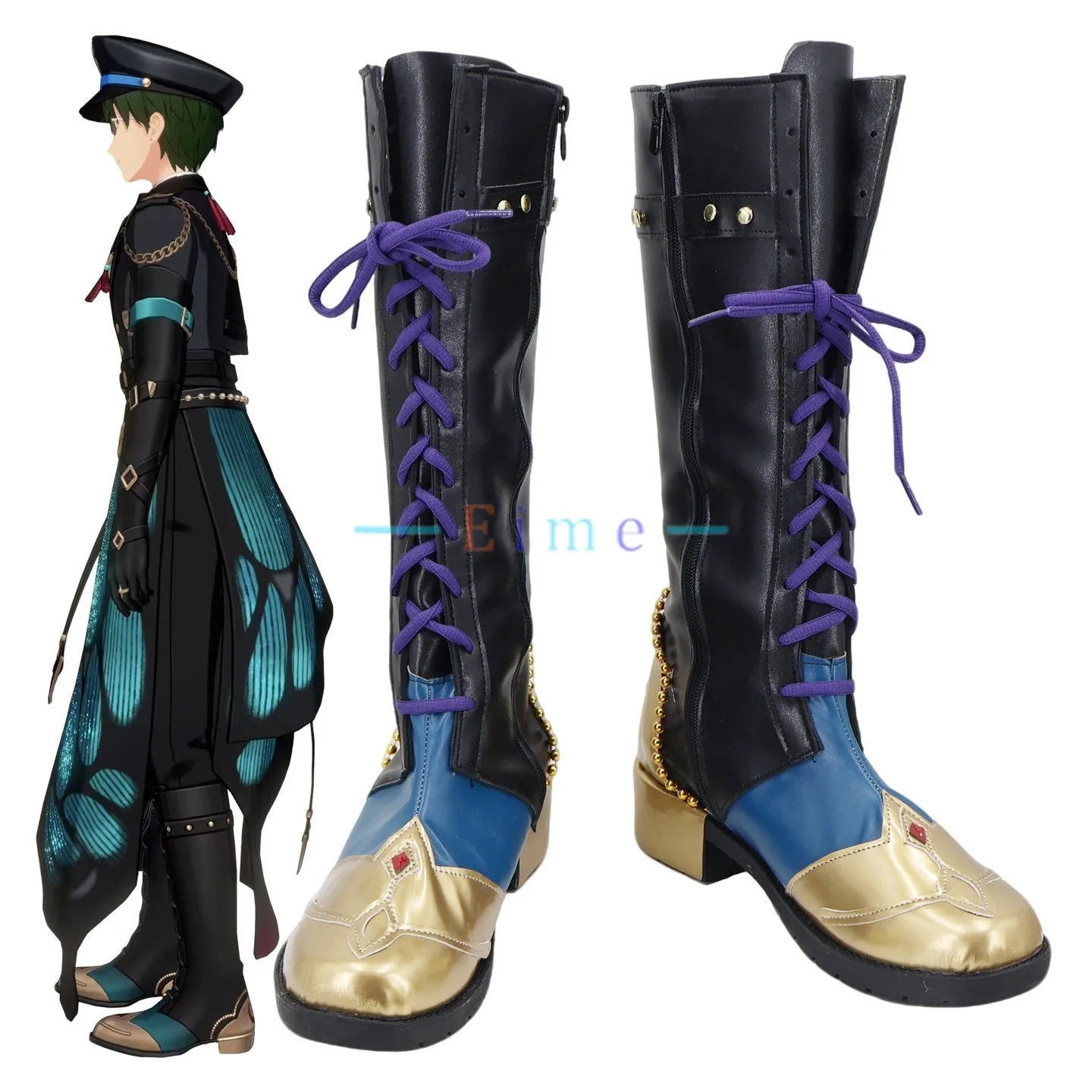 Hasumi Keito Cosplay Schuhe Spiel Ensemble Sterne! Cosplay Requisiten Halloween Karneval Schuhe Cosplay Stiefel Nach Maß