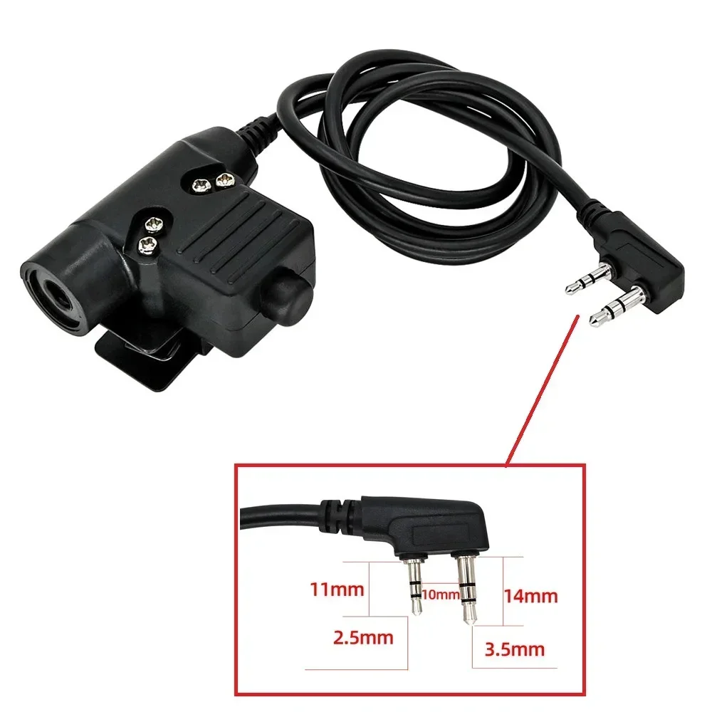 Active Noise Canceling Headphones Walkie Talkie COMTA II Tactical Headset Airsoft Hunting Headphones & Tactical U94 PTT