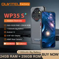 Oukitel WP35 S Rugged phone 24(8+16)GB 256GB 11000mAh Cellphones android 14 NFC 48MP Rear Camera Smartphone