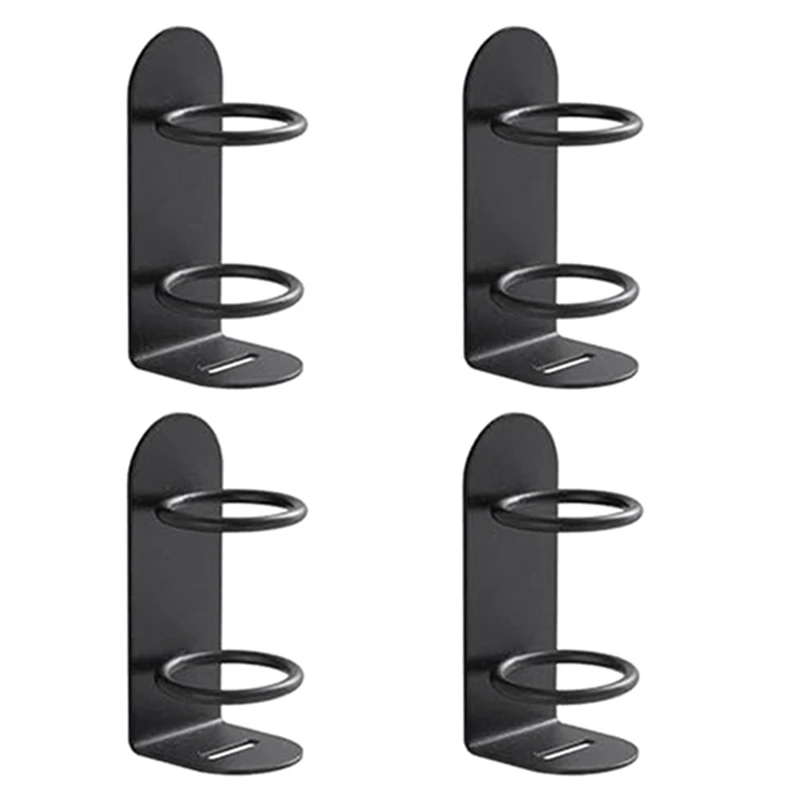 

4 Packs Electric Toothbrush Holder Black Electric Toothbrush Holder Electric Toothbrush Stand Wall Mounted Stand-A