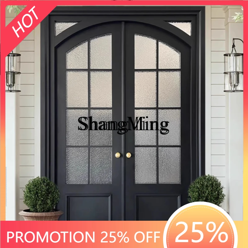 

CL door Entry Self-built house Hollow glass Cast aluminum door