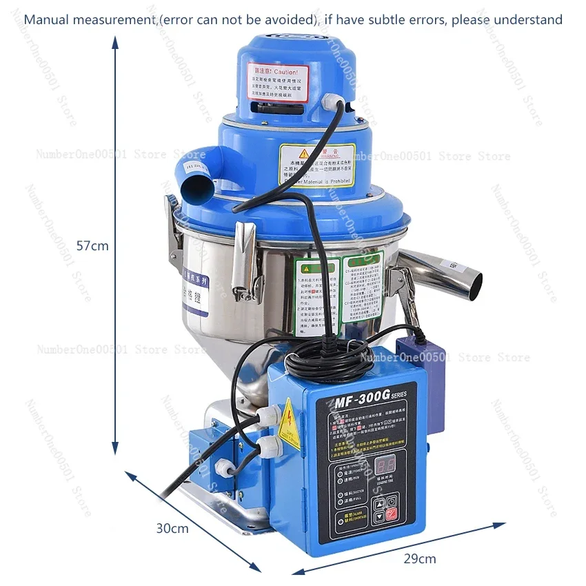 Imagem -04 - Máquina de Alimentação a Vácuo Automática Máquina de Moldagem por Injeção Stand Sozinho tipo Alimentador de Sucção de Partículas de Plástico Mf300g