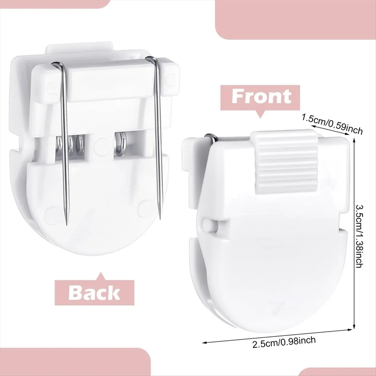 Top Sale 50Pcs Cubicle Clips Fabric Panel Cubicle Accessories Fabric Partition Panel Wall Clip Photos Wall for Notes Memos
