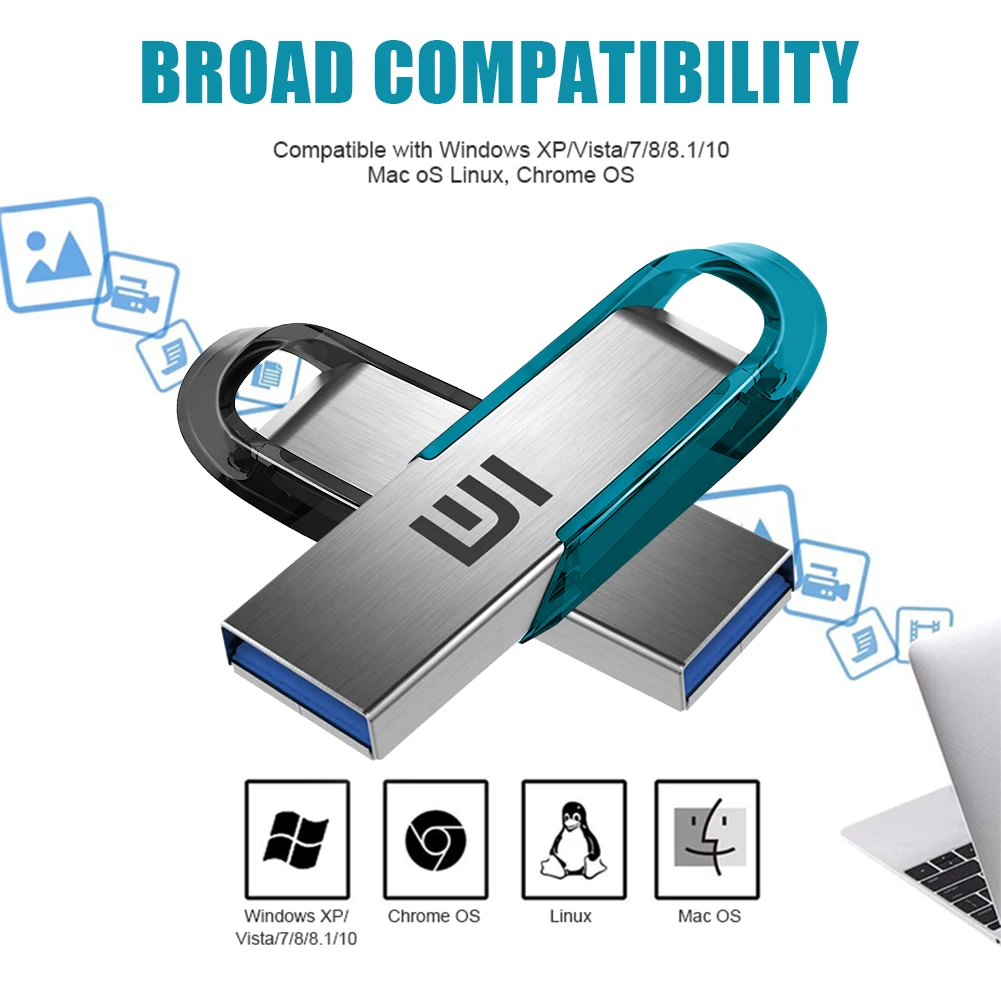 XIAOMI Super Mini Metal 2TB USB3.0 Flash Drive 1TB Tiny Pendrive Memory Stick Storage 128 256 512GB Device Waterproof U Disk New