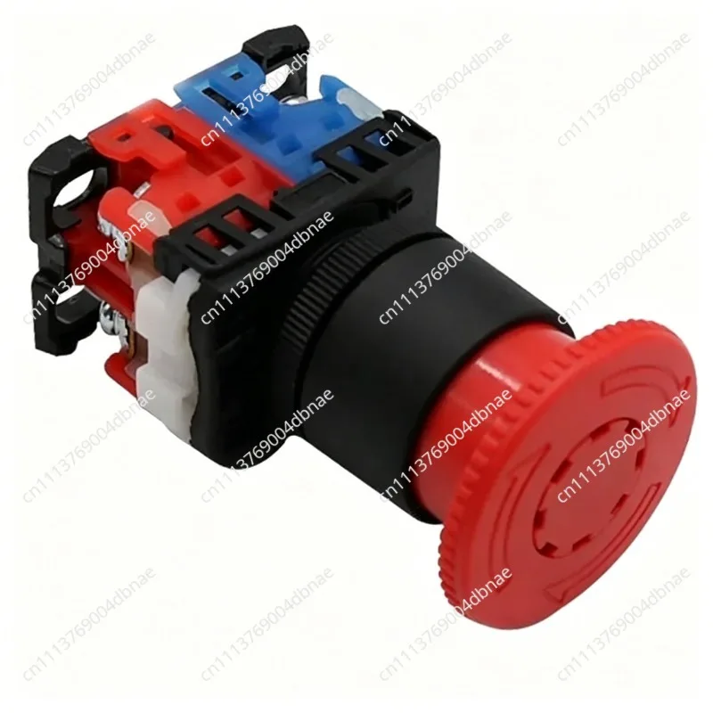 AR22V2R AR30V2R Emergency Stop Switch Power Supply Self Locking Control Button 22mm 30mm