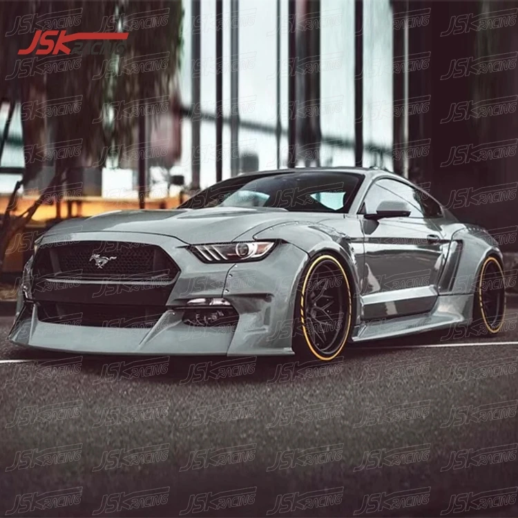 CLINCHED STYLE GLASS FIBER WIDE BODY KITS for 2015-2018 FORD MUSTANG