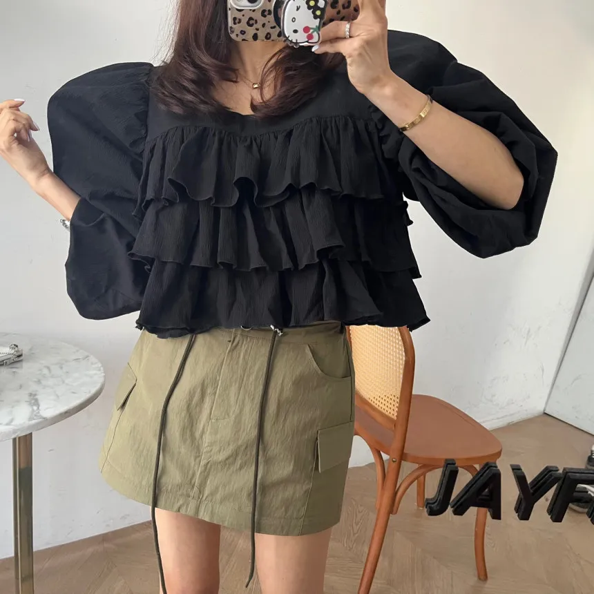 High Waist Removable Straight Cut Two Ways Wear Workwear Skirt for Women Cool Sweet American Style High Street Fashion