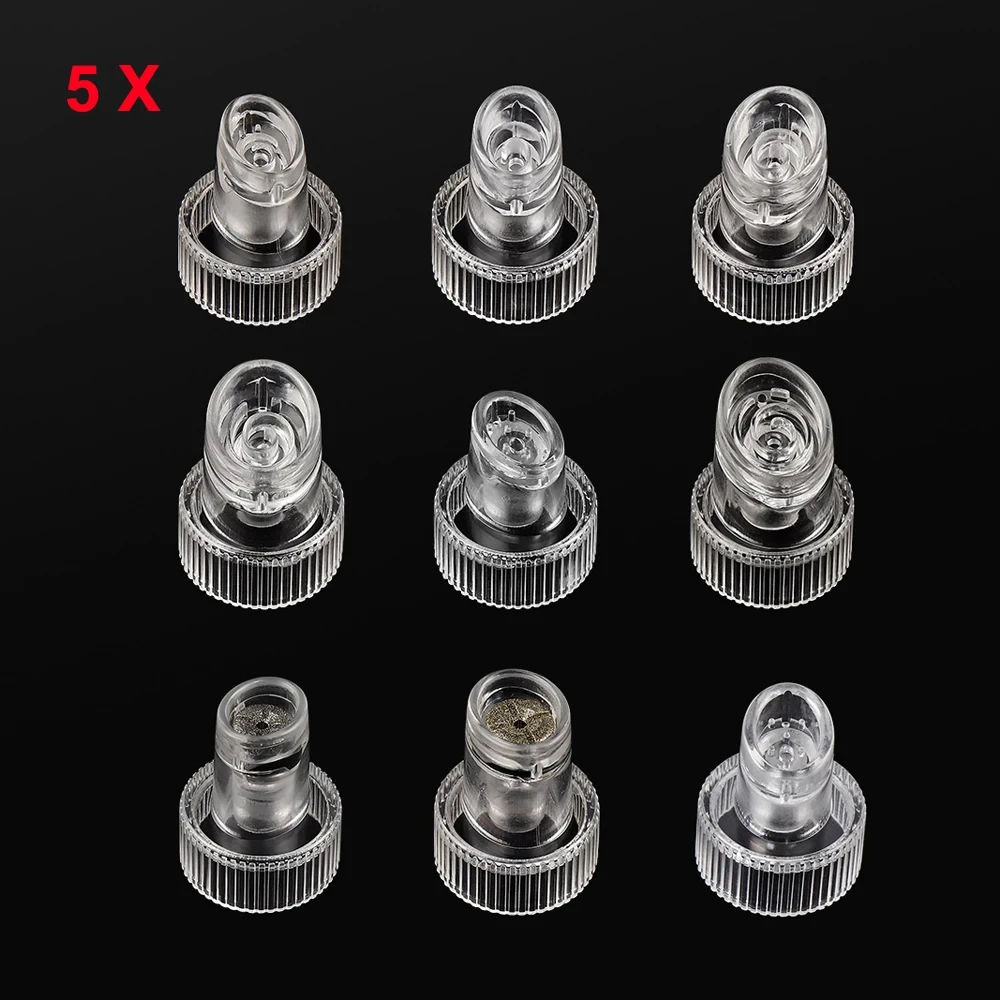 Wholesale Replacement Head 9pcs for H202 Water Oxygen Generation 2 Hydro Dermabrasion Plastic Tips jet Peel Hydrafacial Sets